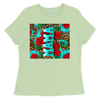 Matcha rose leopard mama Ladies Tee - AdoDesignShop