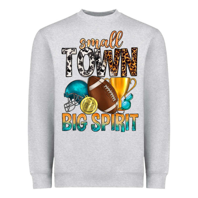 Small Town Big Spirit Heavyweight Sweatshirt by BundleAndBundleShop | Teevron
