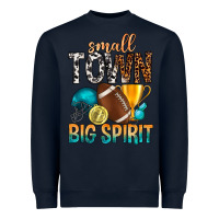 Navy Small Town Big Spirit Heavyweight Sweatshirt - BundleAndBundleShop