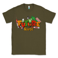 Army Green future nurse juneteenth Classic Tee - NancyCooperArtShop