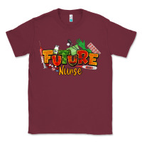 Burgundy future nurse juneteenth Classic Tee - NancyCooperArtShop