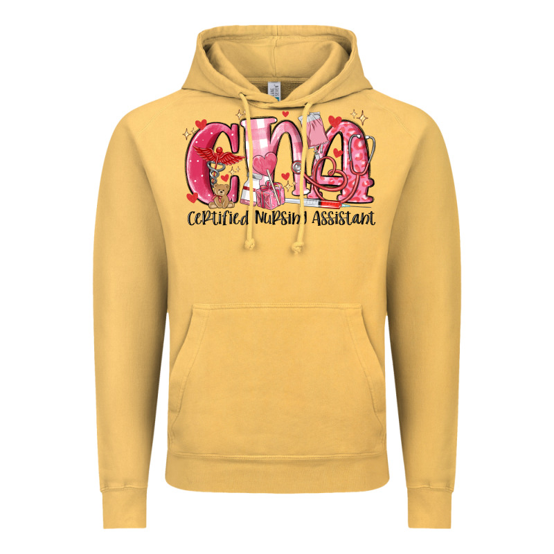 Cna Certified Valentine Nursing Assistant Valentin Vintage Hoodie by MaliasSmallBusiness | Teevron