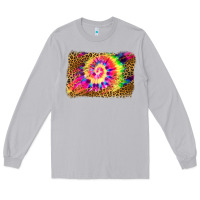 Moon Dust leopard, tie die backgraund Long Sleeve Tee - JahusDesignShop
