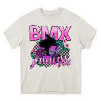 Cream bmx princess Heavy Core Tee - AdoDesignShop