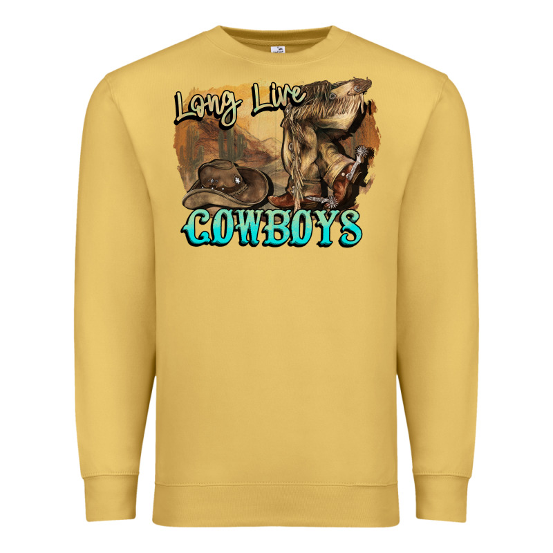 Long Live Cowboys Boots Hat Premium Sweatshirt by HowdyJamesFarm | Teevron