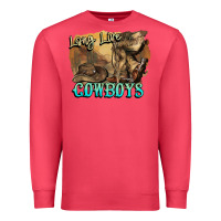 Cardinal Long live Cowboys boots hat Premium Sweatshirt - HowdyJamesFarm