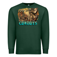 Sports Green Long live Cowboys boots hat Premium Sweatshirt - HowdyJamesFarm