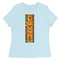 Baby Blue pumpkin fall Ladies Tee - BundleAndBundleShop