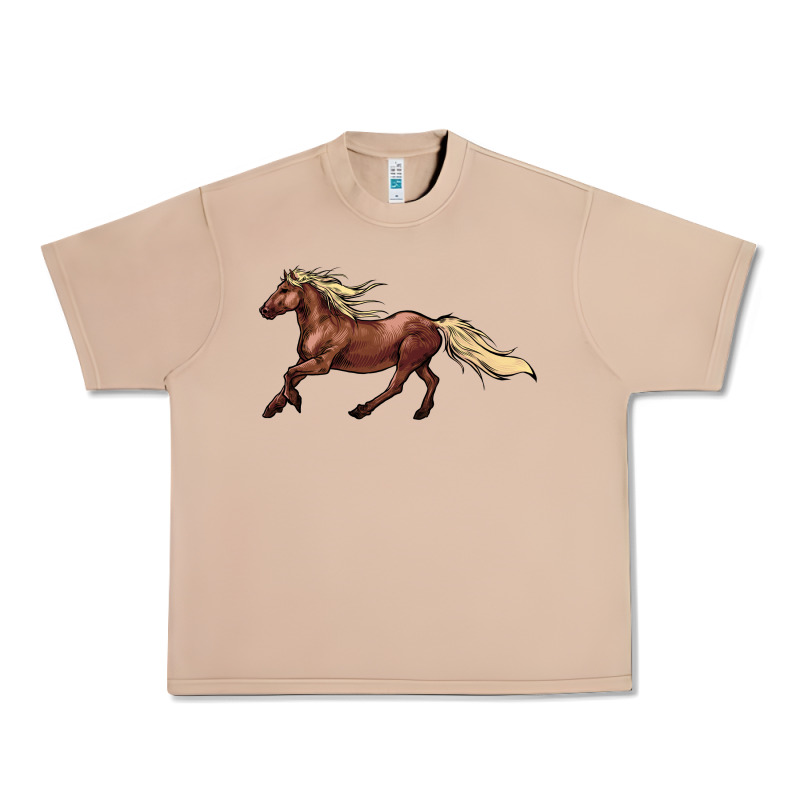 Running Horse Urban Heavy Tee by NancyCooperArtShop | Teevron