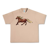 Burro running horse Urban Heavy Tee - NancyCooperArtShop