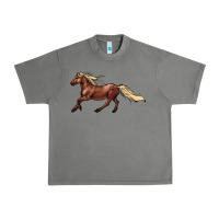 Tornado running horse Urban Heavy Tee - NancyCooperArtShop