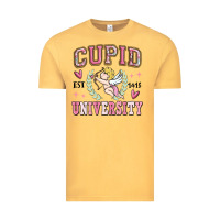 Vintage Mustard cupid university Vintage Tee - MaliasSmallBusiness