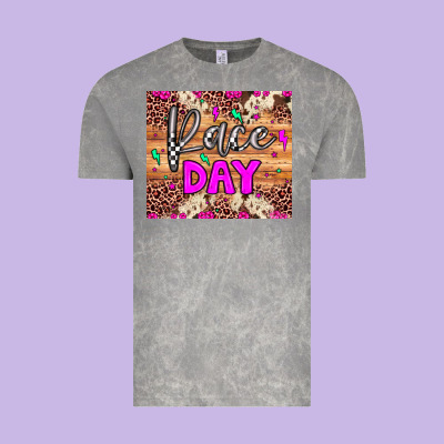 Race Day Vintage Tee Designed By Jahusdesignshop
