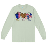 Matcha Peace Love Cheer Long Sleeve Tee - BundleAndBundleShop