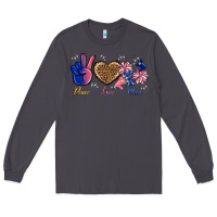 Smoke Peace Love Cheer Long Sleeve Tee - BundleAndBundleShop