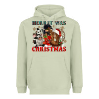 Matcha herd it was christmas Heavyweight Hoodie - CowGirlArtShop