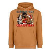 Meerkat herd it was christmas Heavyweight Hoodie - CowGirlArtShop