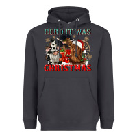 Smoke herd it was christmas Heavyweight Hoodie - CowGirlArtShop