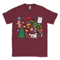 Burgundy nurse christmas Classic Tee - MaliasSmallBusiness