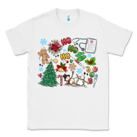 White nurse christmas Classic Tee - MaliasSmallBusiness