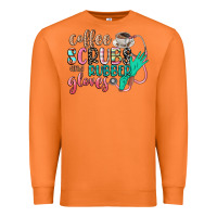 Carrot coffee scrubs and rubber gloves Premium Sweatshirt - CowGirlArtShop
