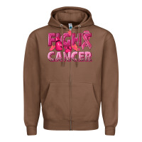 Chestnut fight cancer Zipper Hoodie - NancyCooperArtShop