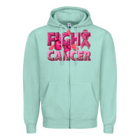 Seafoam fight cancer Zipper Hoodie - NancyCooperArtShop