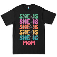 Black she is mom Premium Tee - JahusDesignShop