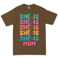 Cacao she is mom Premium Tee - JahusDesignShop