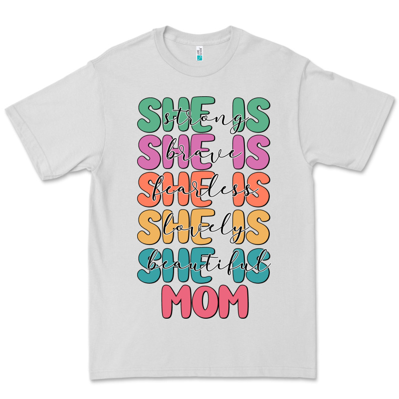 She Is Mom Premium Tee by JahusDesignShop | Teevron