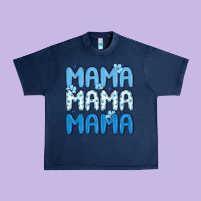 Valentines Day Mama Urban Heavy Tee Designed By Maliassmallbusiness