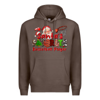 Coffee santas favorite basketball player Premium Hoodie - CowGirlArtShop