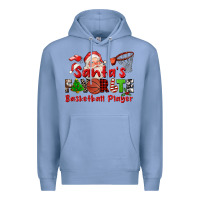 Colony Blue santas favorite basketball player Premium Hoodie - CowGirlArtShop