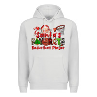 Dove Grey santas favorite basketball player Premium Hoodie - CowGirlArtShop