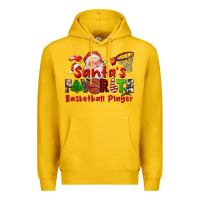 Lemon santas favorite basketball player Premium Hoodie - CowGirlArtShop