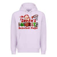 Lilac santas favorite basketball player Premium Hoodie - CowGirlArtShop