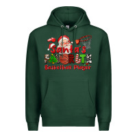 Sports Green santas favorite basketball player Premium Hoodie - CowGirlArtShop