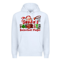 White santas favorite basketball player Premium Hoodie - CowGirlArtShop