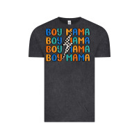Vintage Black boy mama lightning bolt Vintage Tee - MaliasSmallBusiness