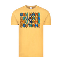 Vintage Mustard boy mama lightning bolt Vintage Tee - MaliasSmallBusiness