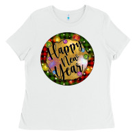 White christmas happy new year Ladies Tee - Artiststas