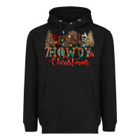 Black howdy christmas Heavyweight Hoodie - CowGirlArtShop