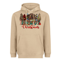 Mushroom howdy christmas Heavyweight Hoodie - CowGirlArtShop