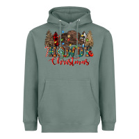 Sage howdy christmas Heavyweight Hoodie - CowGirlArtShop