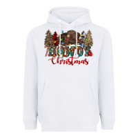 White howdy christmas Heavyweight Hoodie - CowGirlArtShop