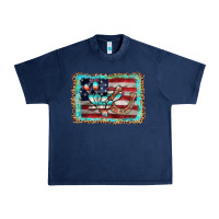 Navy flag cactus horseshoe Urban Heavy Tee - AdoDesignShop