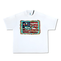 White flag cactus horseshoe Urban Heavy Tee - AdoDesignShop
