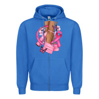 True Royal breast cancer diva Zipper Hoodie - NancyCooperArtShop