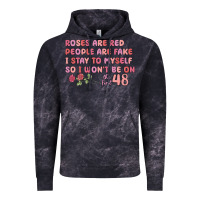 Cloud Black roses are red Vintage Hoodie - MaliasSmallBusiness