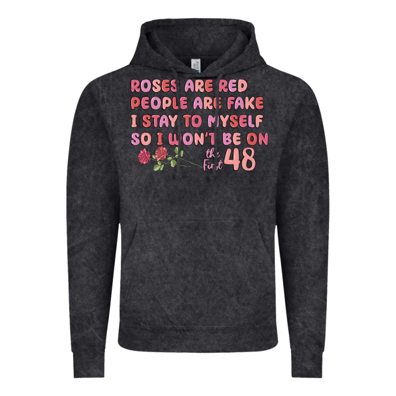 Roses Are Red Vintage Hoodie by MaliasSmallBusiness | Teevron
